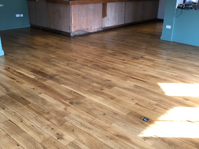 Wood floor restoration